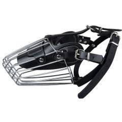 Malineus Metal Köpek Ağızlığı 33 cm Siyah