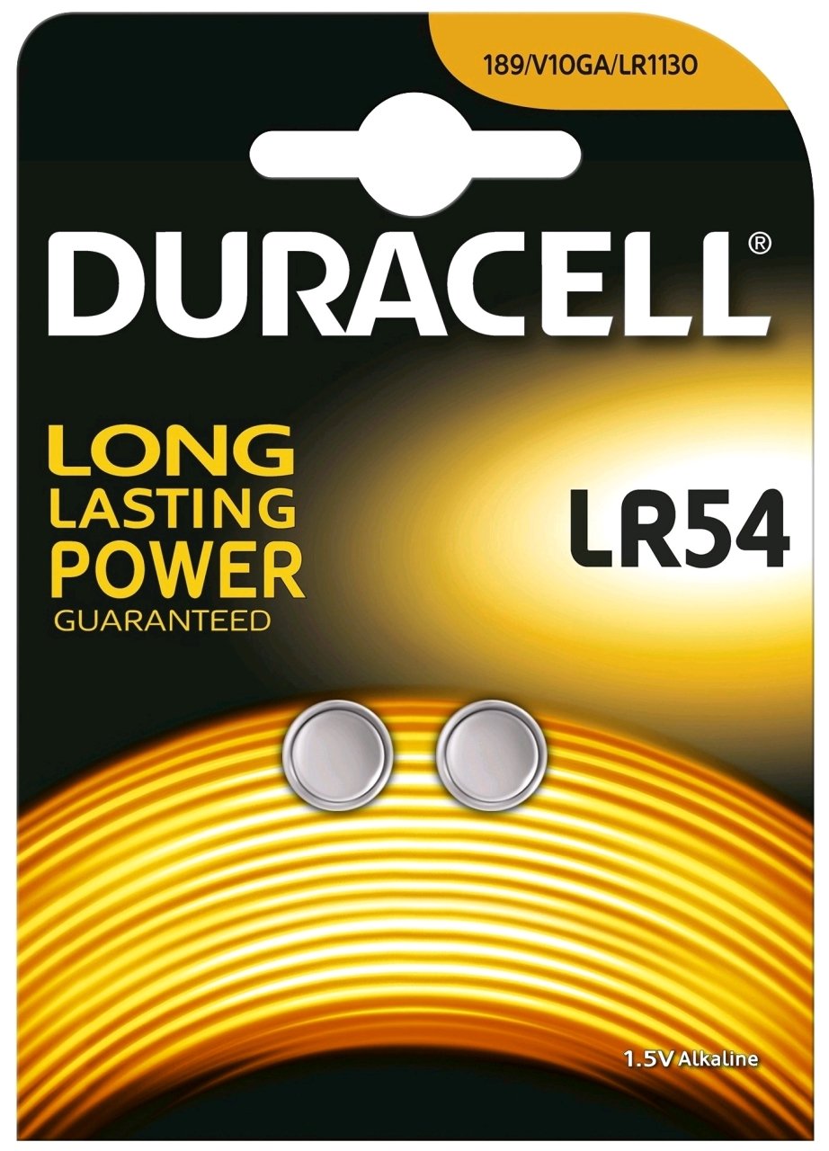Alkali Düğme Pil 1,5 Volt N:Lr54 2'li