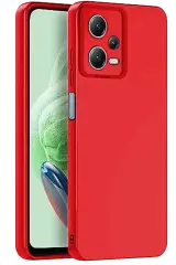 Newface Xiaomi Redmi Note 12 Pro 5g Kılıf Nano İçi Kadife Silikon - Kırmızı