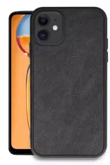 Newface Apple İphone 11 Kılıf Aras Deri Kapak - Siyah