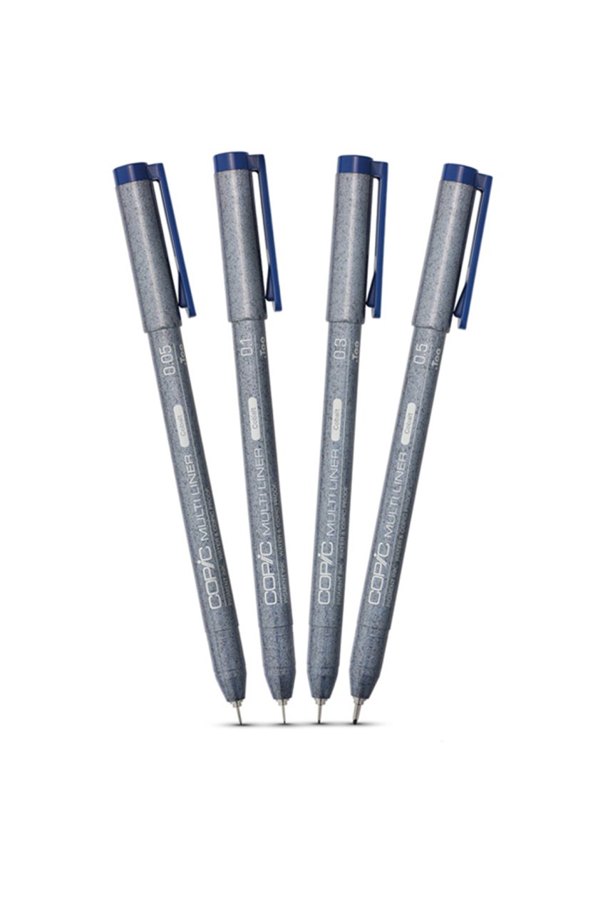 Multiliner Cobalt Set 4'lü (0,05/0,1/0,3/0,5)