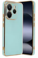 Newface Xiaomi Redmi Note 14 4g Kılıf Volet Silikon - Açık Yeşil