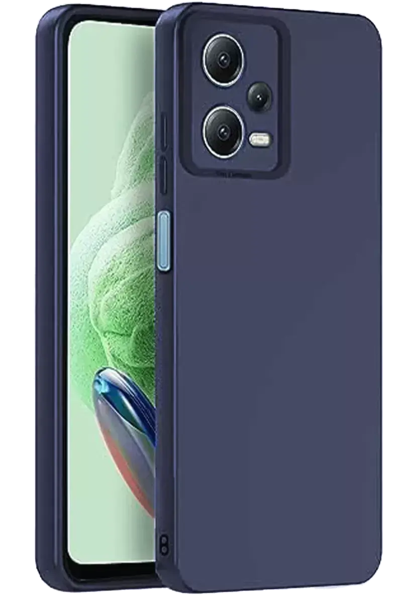 Newface Xiaomi Redmi Note 12 Pro 5g Kılıf Nano İçi Kadife Silikon - Lacivert