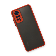 Xiaomi Redmi Note 11 Kılıf Montreal Silikon Kapak - Kırmızı