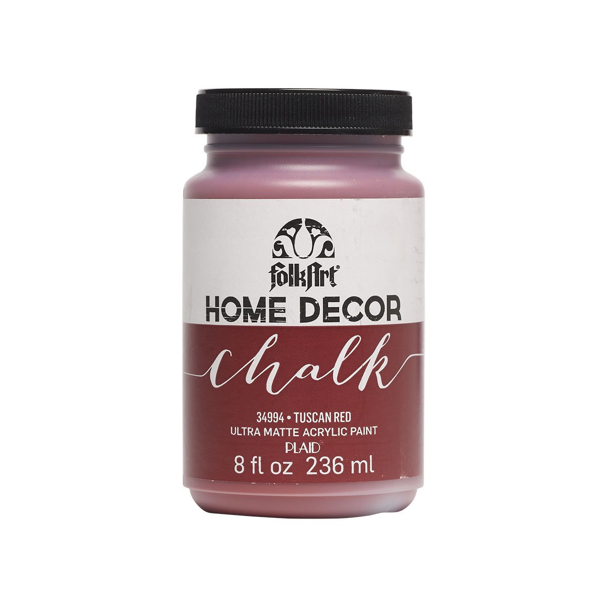 Folkart Chalk - Home Decor 236ml Tuscan Red