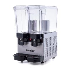 Klasik Twin Soğuk İçecek Dispenseri, 20+20 L, Fıskiyeli, Inox