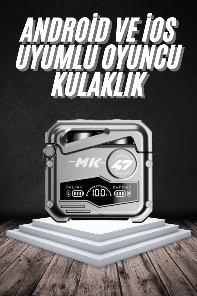 Bluetooth Kulaklık Dokunmatik Kontrol Tws Kablosuz Kulaklık Hi-fi Stereo