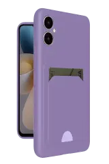 Newface Samsung Galaxy A05 Kelvin Kartvizitli Silikon - Lila