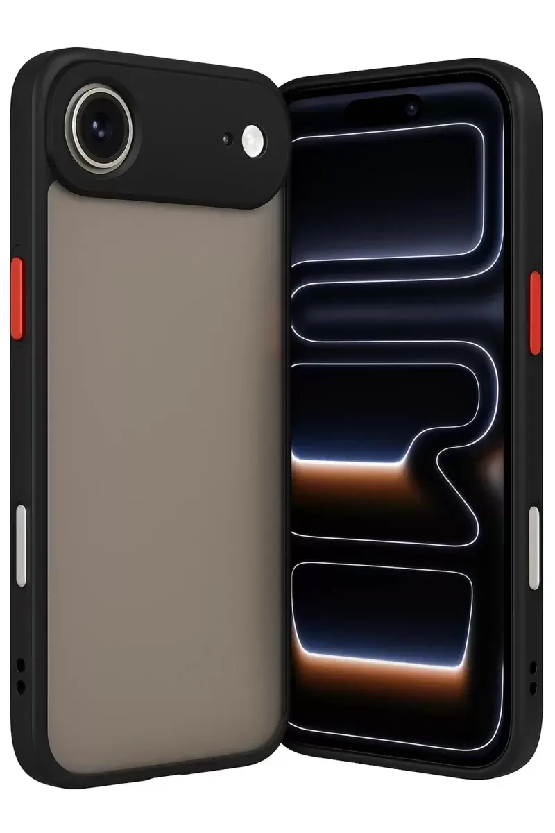 Newface İphone 17 Air Kılıf Montreal Silikon Kapak - Siyah