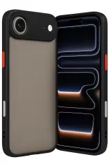 Newface İphone 17 Air Kılıf Montreal Silikon Kapak - Siyah