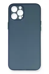 Newface İphone 12 Pro Max Kılıf Pp Ultra İnce Kapak - Mavi