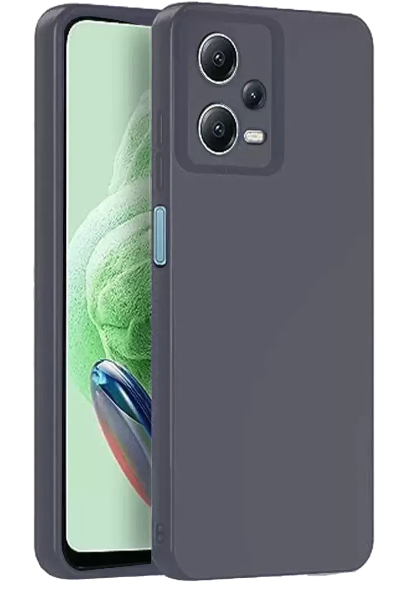 Newface Xiaomi Redmi Note 12 Pro 5g Kılıf Nano İçi Kadife Silikon - Gri