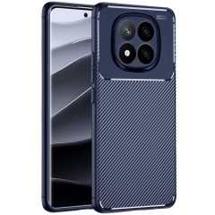 Xiaomi Redmi Note 14 Pro 4g Kılıf Auto Focus Karbon Kapak - Lacivert