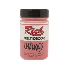 Multidecor Chalked Akrilik Boya - 100cc - Antik Pembe - N:4524