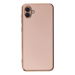 Samsung Galaxy A04 Kılıf Volet Silikon - Pembe