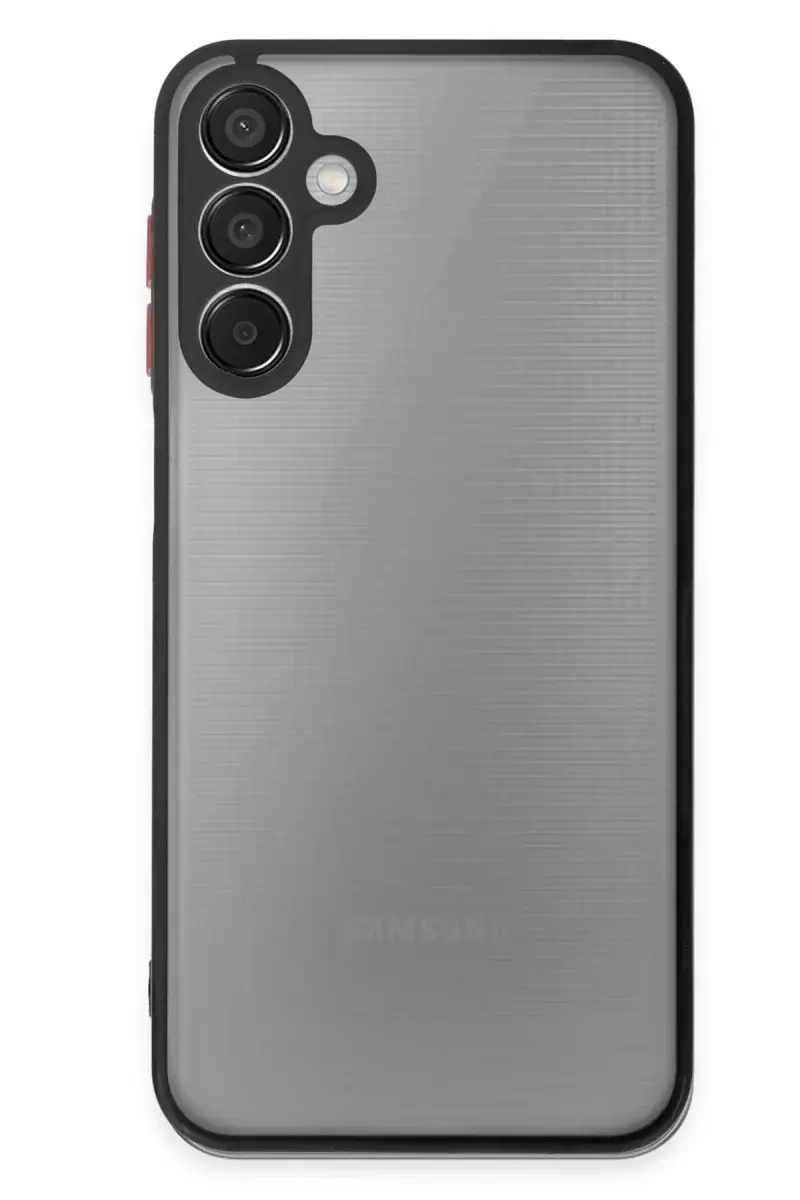 Newface Samsung Galaxy M15 Kılıf Montreal Silikon Kapak - Siyah