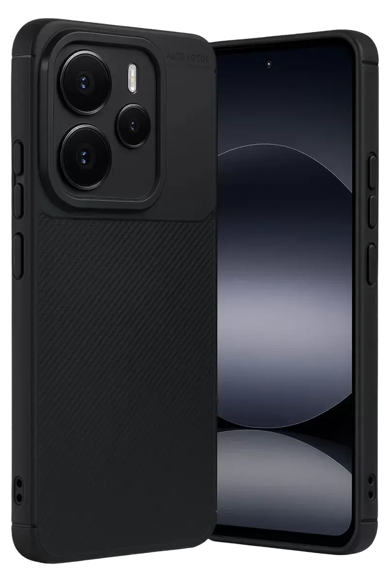 Newface Xiaomi Note 14 5g Auto Focus Karbon Kapak - Siyah