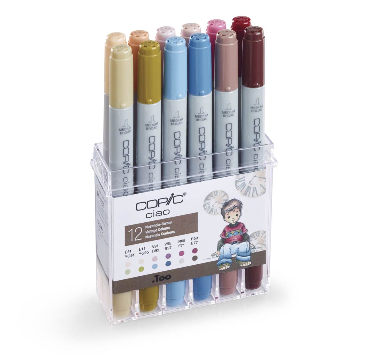 Ciao Vintage Colours Set - 12'li