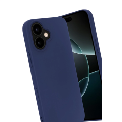 İphone 17 Nano İçi Kadife Silikon - Lacivert