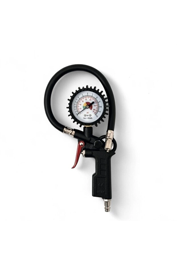 Basınç Göstergeli Saatli Lastik Şişirme Tabancası