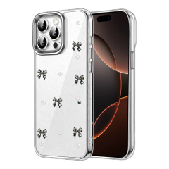 İphone 15 Pro Fiyonk Desenli Kapak - Desen 8