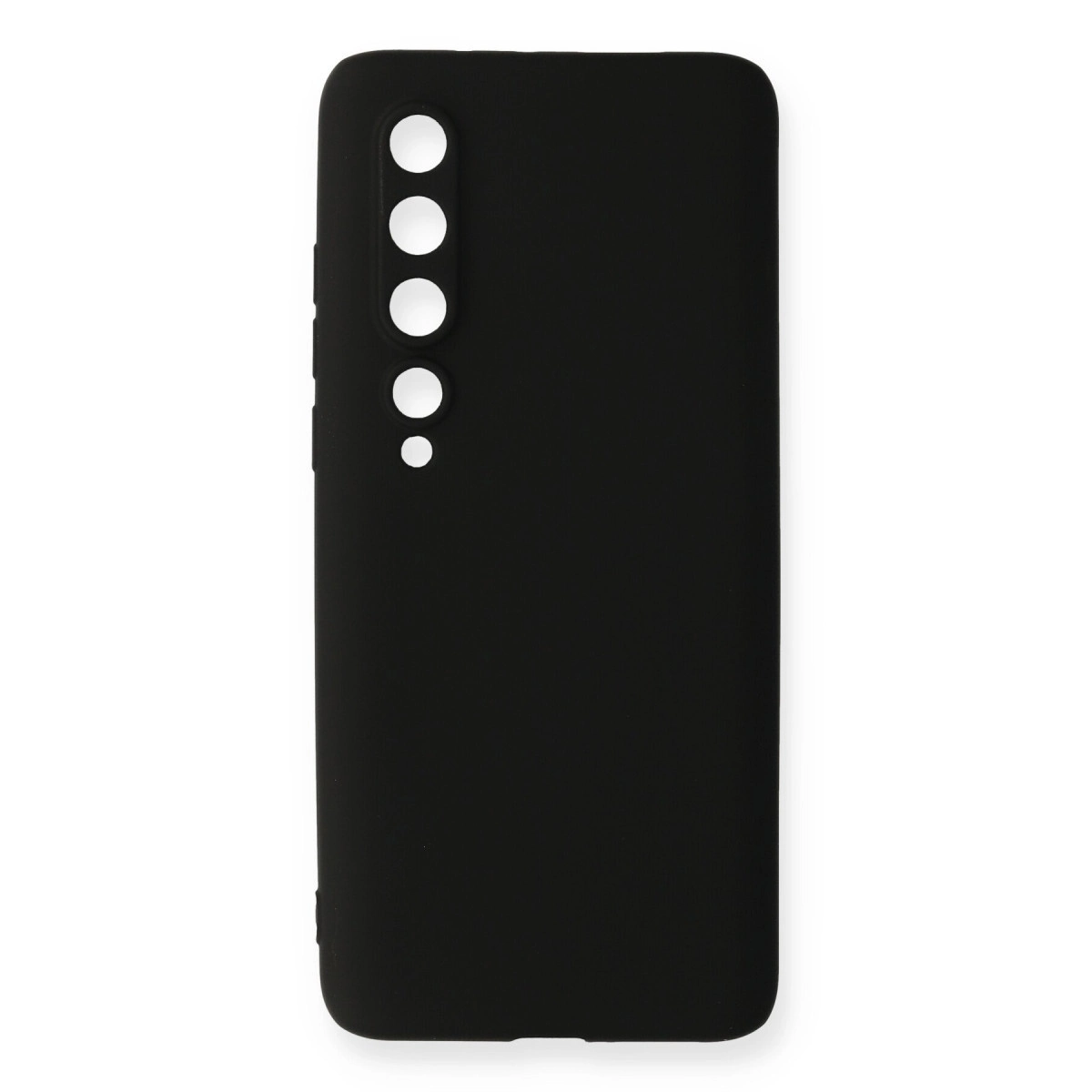 Xiaomi Mi 10 Kılıf First Silikon - Siyah