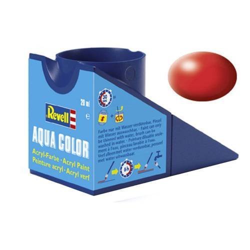 Aqua Color Maket Boyası - Fiery Red Silk Mat - 18ml - 36330