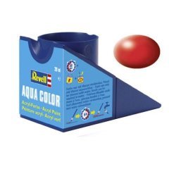 Aqua Color Maket Boyası - Fiery Red Silk Mat - 18ml - 36330