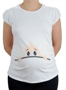 Elija Hamile Kısa Kollu Kafa T-Shirt