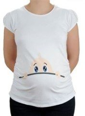 Elija Hamile Kısa Kollu Kafa T-Shirt