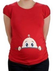 Elija Hamile Kısa Kollu Kafa T-Shirt