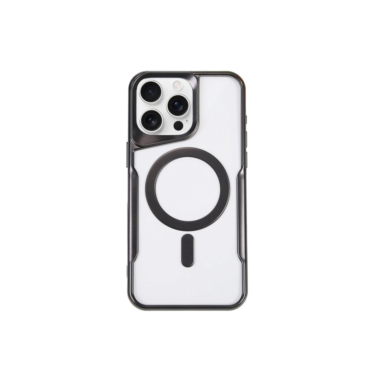 İphone 11 Pro Max Kılıf Boyi Magsafe Silikon Kapak - Siyah