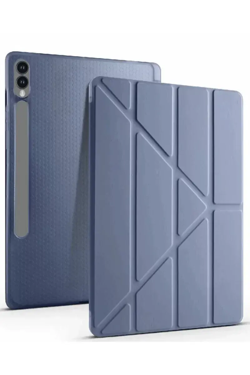 Newface Samsung Galaxy X610 Tab S9 Fe Plus 12.4 Kılıf Kalemlikli Mars Tablet Kılıfı - Lavender
