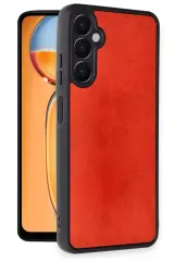 Newface Samsung Galaxy A36 Kılıf Aras Deri Kapak - Kırmızı
