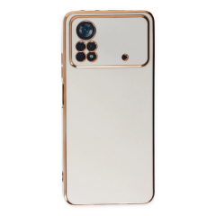Xiaomi Poco X4 Pro 5g Kılıf Volet Silikon - Beyaz