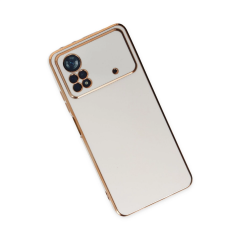 Xiaomi Poco X4 Pro 5g Kılıf Volet Silikon - Beyaz