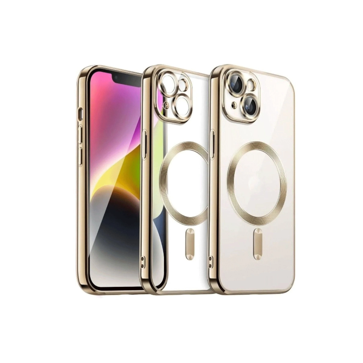 İphone 13 Kılıf Kross Magneticsafe Kapak - Gold
