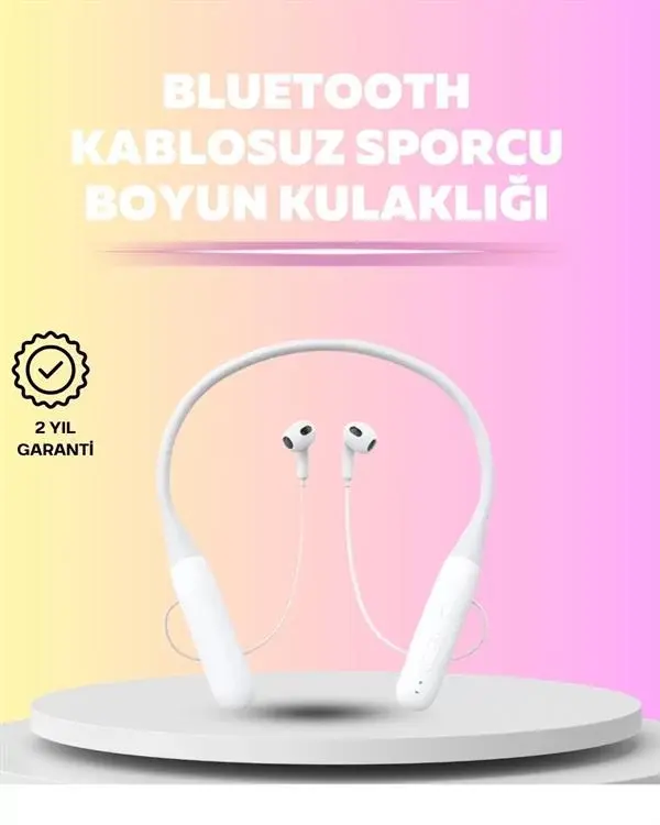 Boyun Askılı Kulaklık – 100 Saat Kullanım Süresi, Ergonomik Tasarım