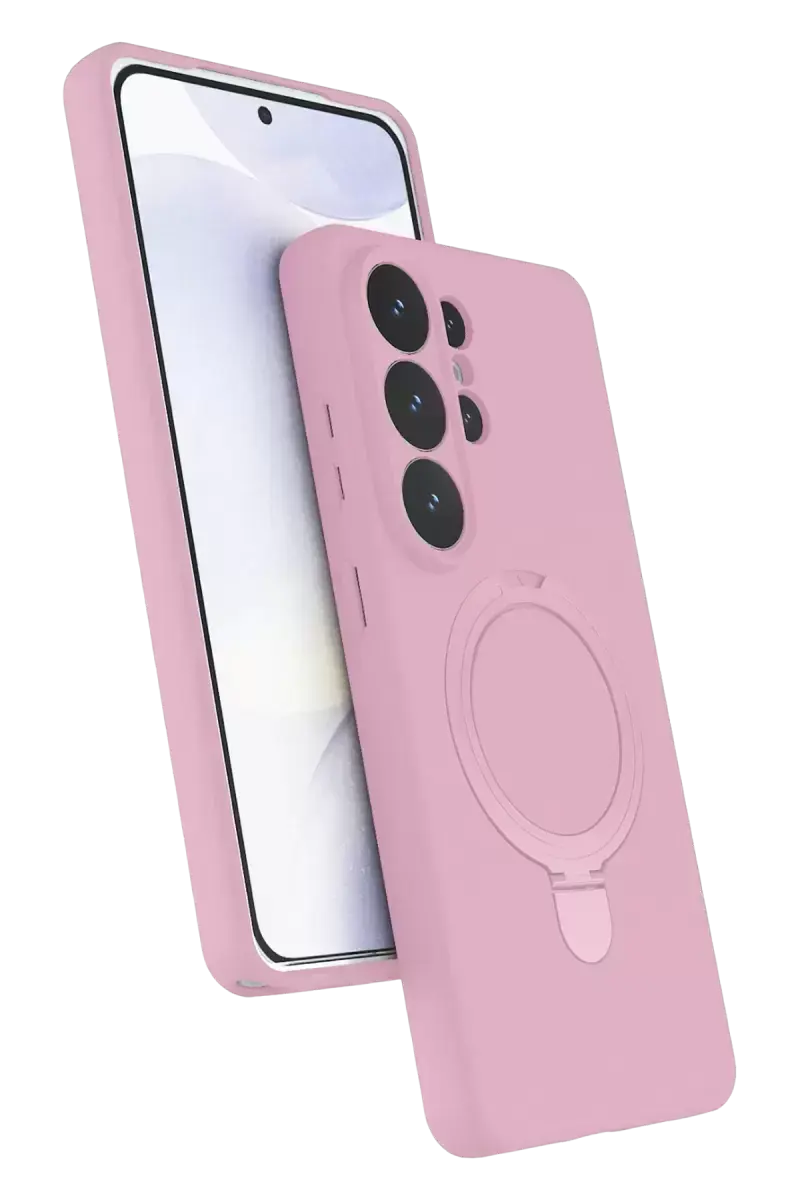 Newface Samsung Galaxy S26 Ultra Regal Magsafe Standlı Kapak - Açık Pembe