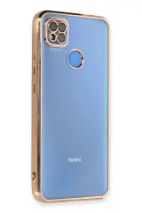 Newface Xiaomi Redmi 9c Kılıf Razer Lensli Silikon - Gold