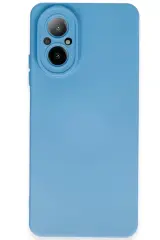 Newface Realme 12 Lite Kılıf Nano İçi Kadife Silikon - Mavi