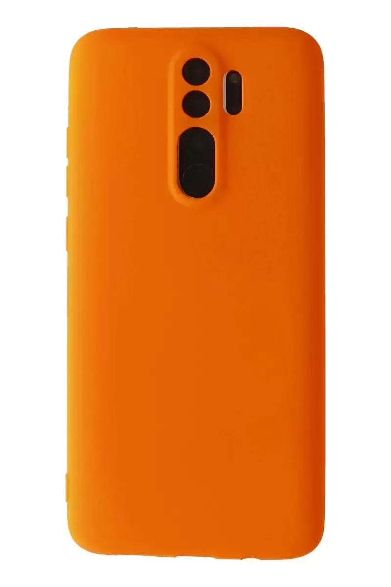 Newface Xiaomi Redmi Note 8 Pro Kılıf First Silikon - Turuncu