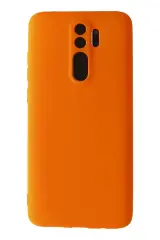 Newface Xiaomi Redmi Note 8 Pro Kılıf First Silikon - Turuncu