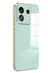 Newface Xiaomi Redmi Note 13 Pro 5g Kılıf Volet Silikon - Açık Yeşil
