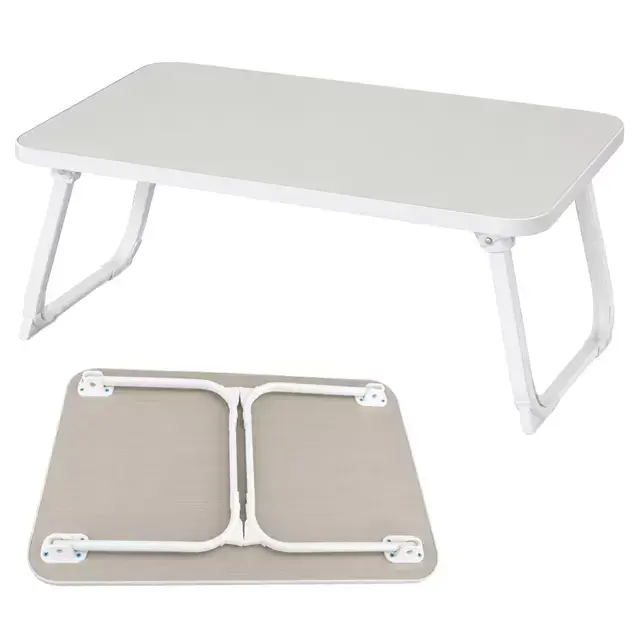 Sunup Sn-29694 Katlanabilir Laptop Masası Ve Yatak Koltuk Üzeri Tepsisi Beyaz 70x48cm