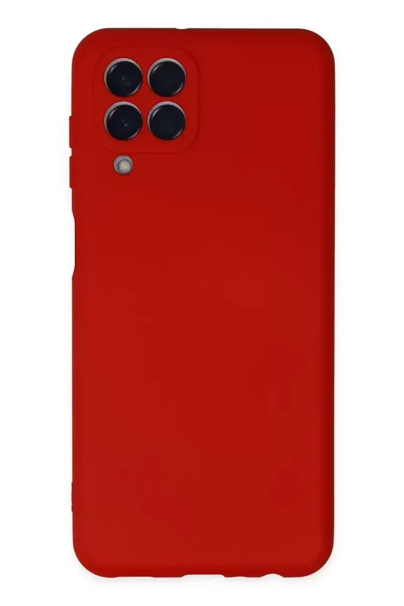 Newface Samsung Galaxy M33 Kılıf Nano İçi Kadife Silikon - Kırmızı