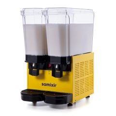 Klasik Twin Soğuk İçecek Dispenseri, 20+20 L, Karıştırıcılı, Sarı