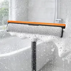 360 Derece Oynar Çift Başlıklı Çekçek Cam Temizleme Aparatı