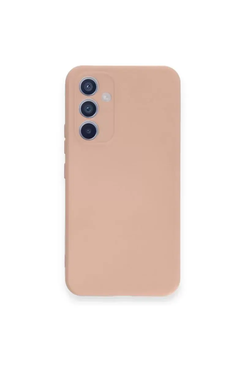 Newface Samsung Galaxy A54 5g Kılıf Nano İçi Kadife Silikon - Pudra