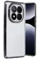 Newface Xiaomi Redmi Note 14 Pro Plus Kılıf Razer Lensli Silikon - Siyah